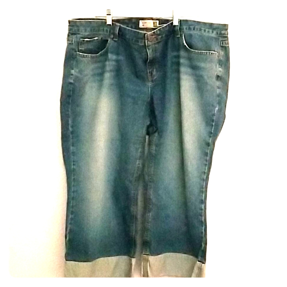 Old Navy plus size cuffed jeans